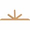 Ekena Millwork Saratoga Timber Gable Bracket, Western Red Cedar, 108"W x 54"H x 3 1/2"D x 5 1/2"F, 12/12 Pitch GBW108X54X0406SAR00SWR - alternate 2